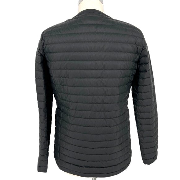 J McLaughlin Quilted Bow Waist Lightweight Goose Down Jacket Black Size Medium - Picture 6 of 12